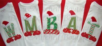 Santa Elf Alpha embroidery design